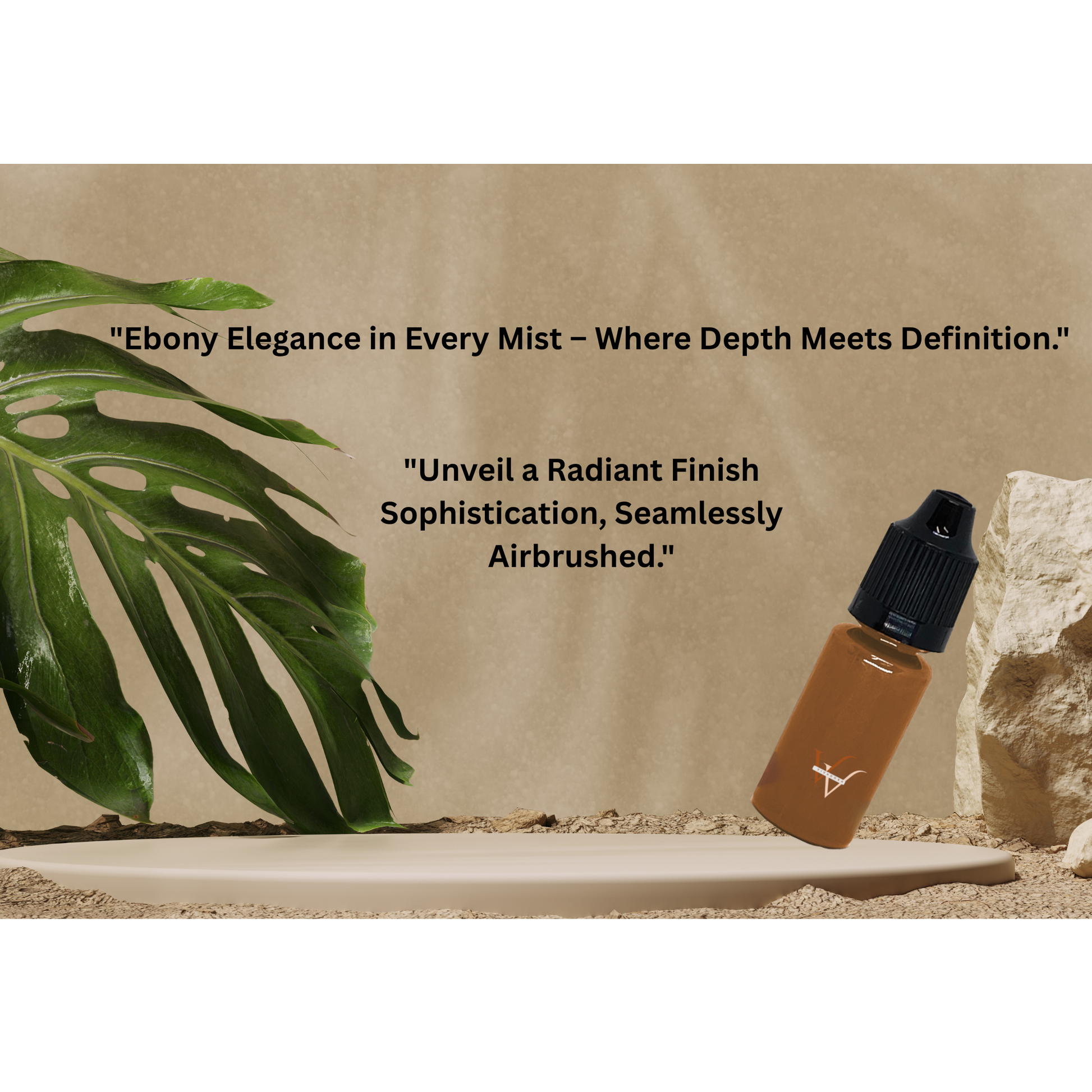 HD Silicone Airbrush Foundation - Ebony - 10 mL