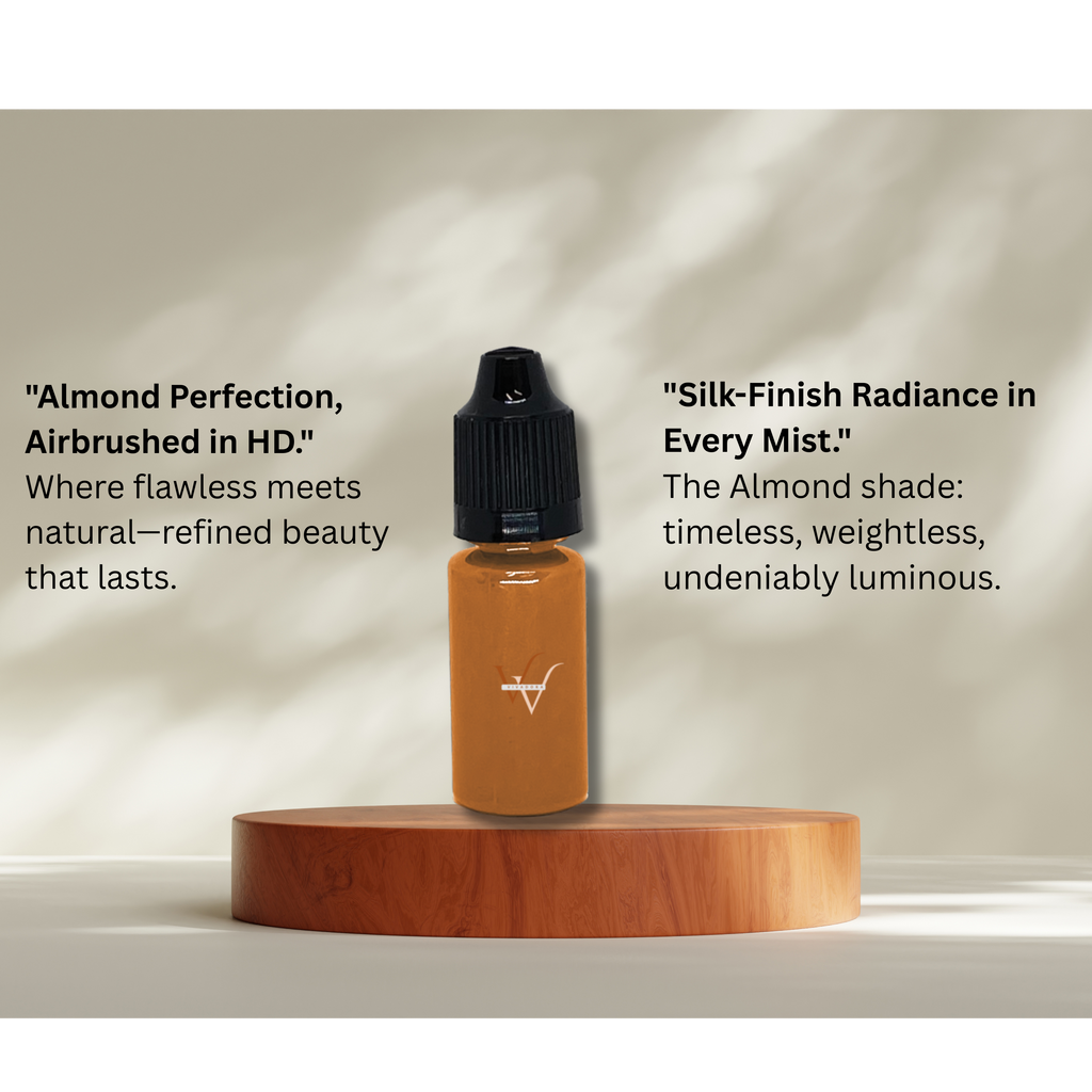 HD Silicone Airbrush Foundation - Almond - 10 mL