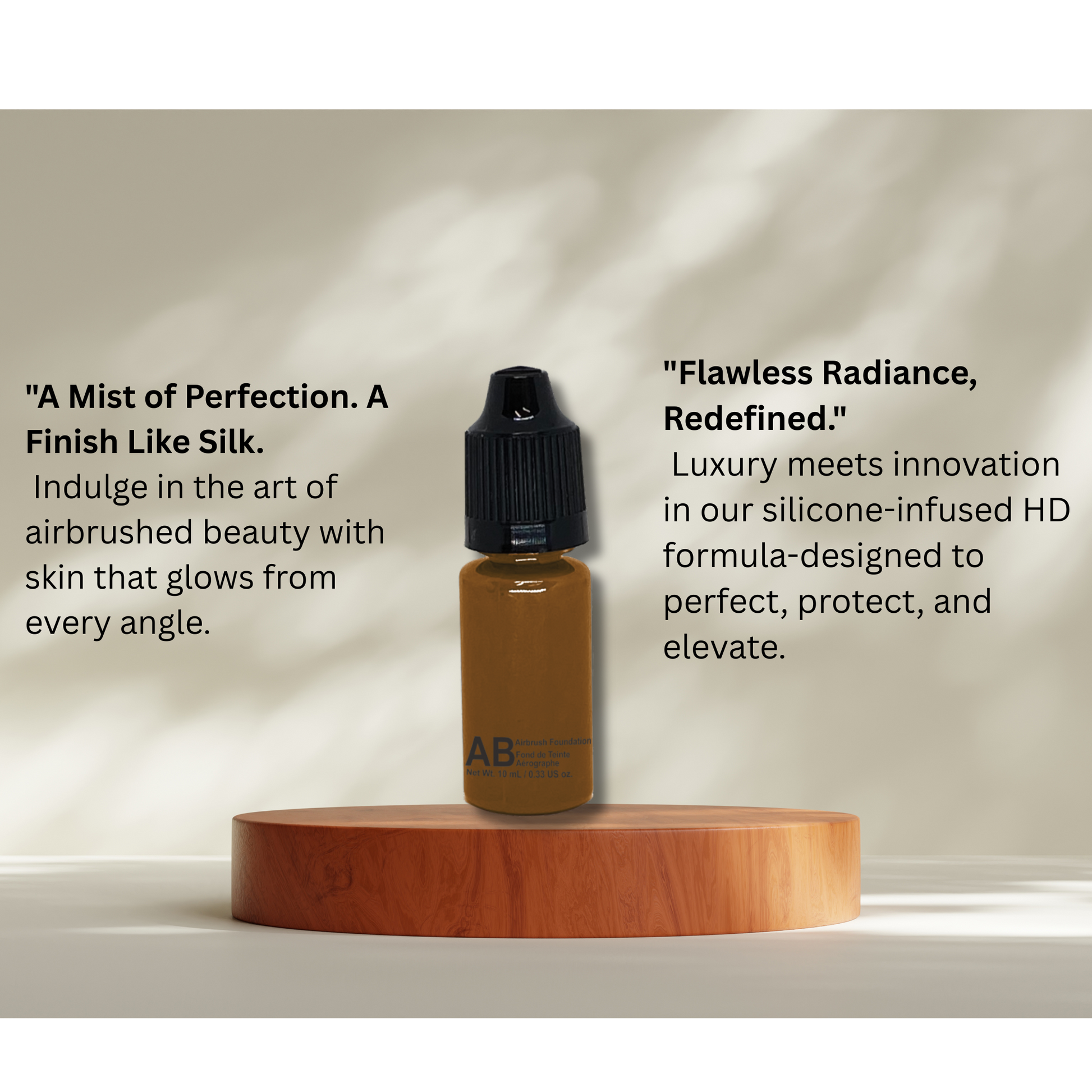 HD Silicone Airbrush Foundation - Amber - 10 mL