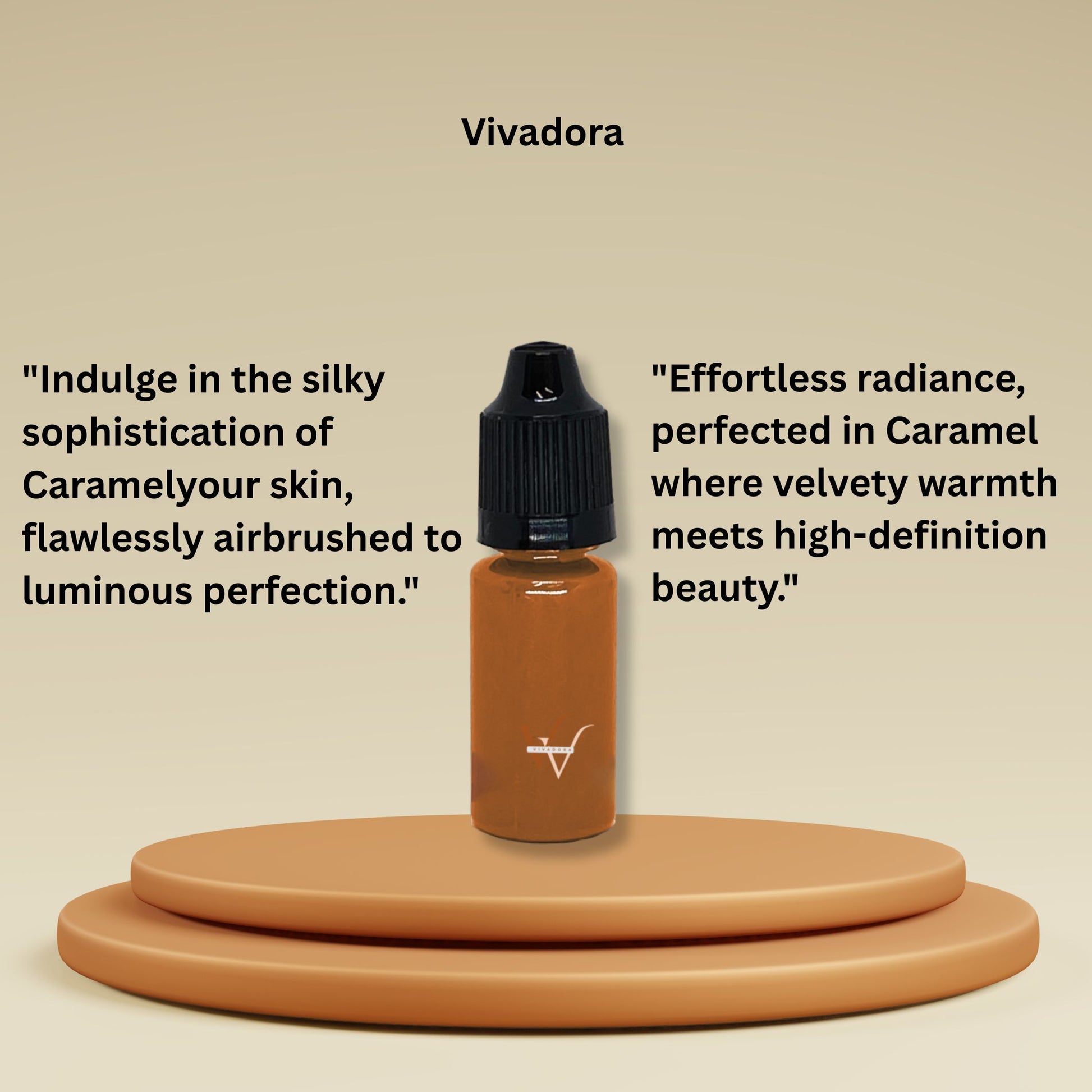 HD Silicone Airbrush Foundation - Caramel - 10 mL