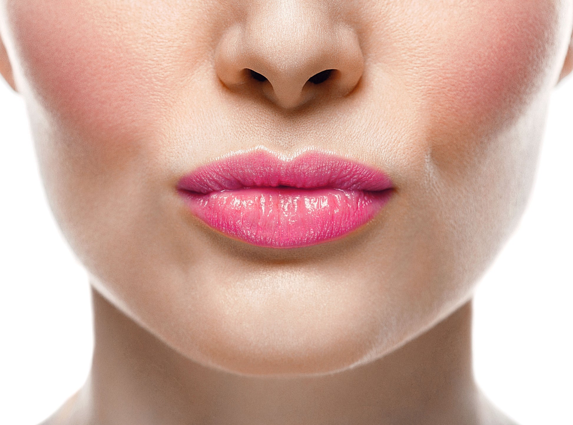 Bright Pink Lipstick